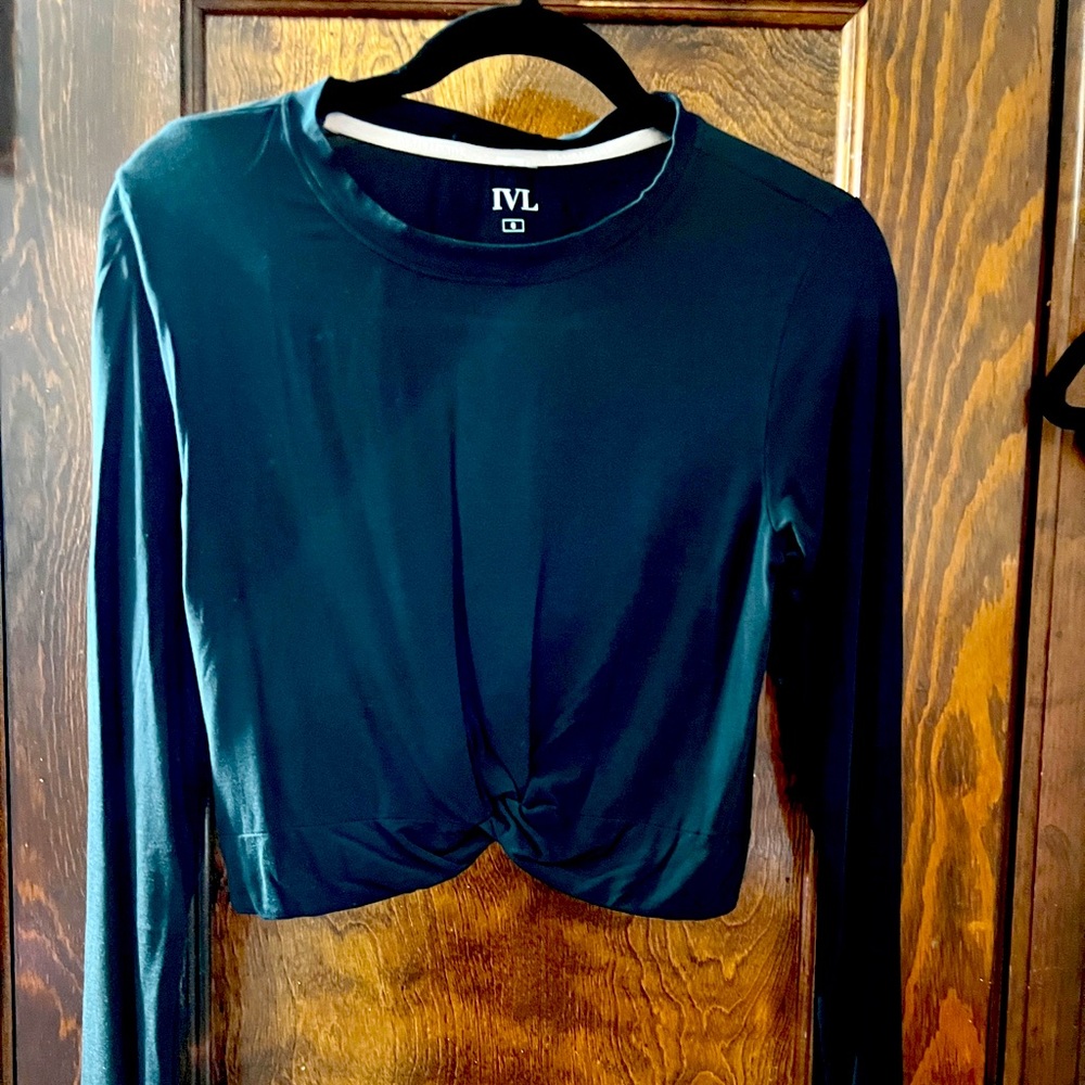 IVL Collective long sleeve crop top